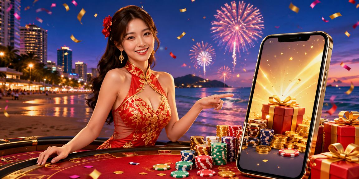 Cảnh biển Vũng Tàu và người dùng nạp tiền đặt kèo qua điện thoại